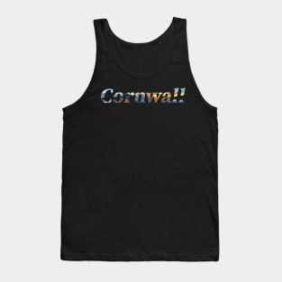 St Michael's Mount, Cornwall, Text Tank Top